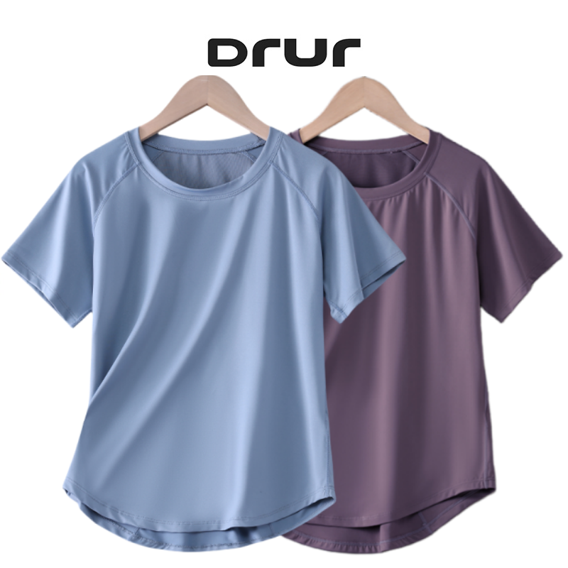 Women'S Fashion Sweatshirts - DRUR Frauen Sport T-shirt Kurzarm Quick