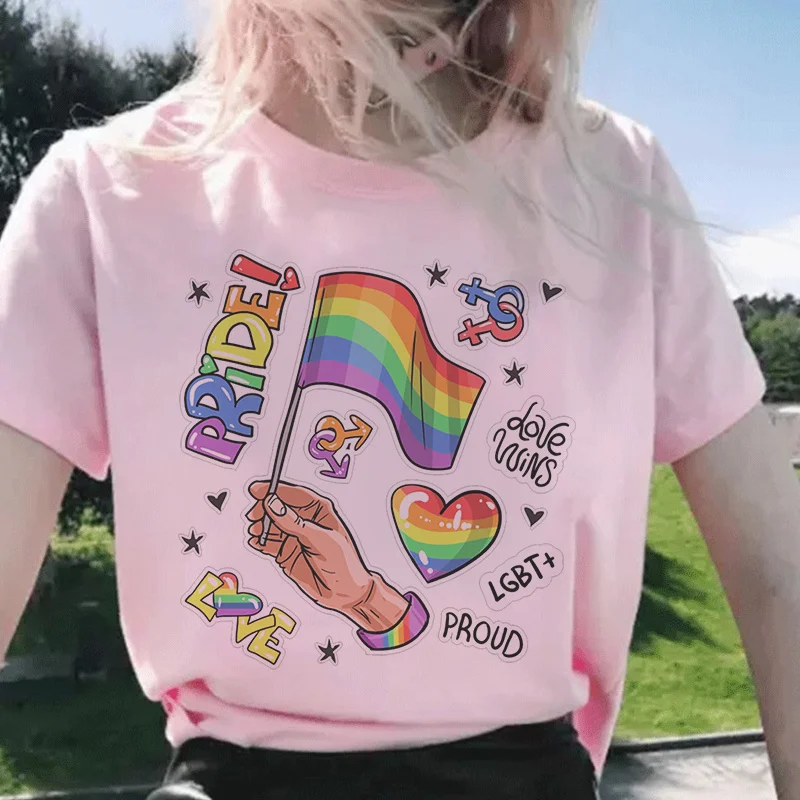 Women'S Fashion Vogue - Lgbt ästhetische Frauen T-Shirts 2024 Mode