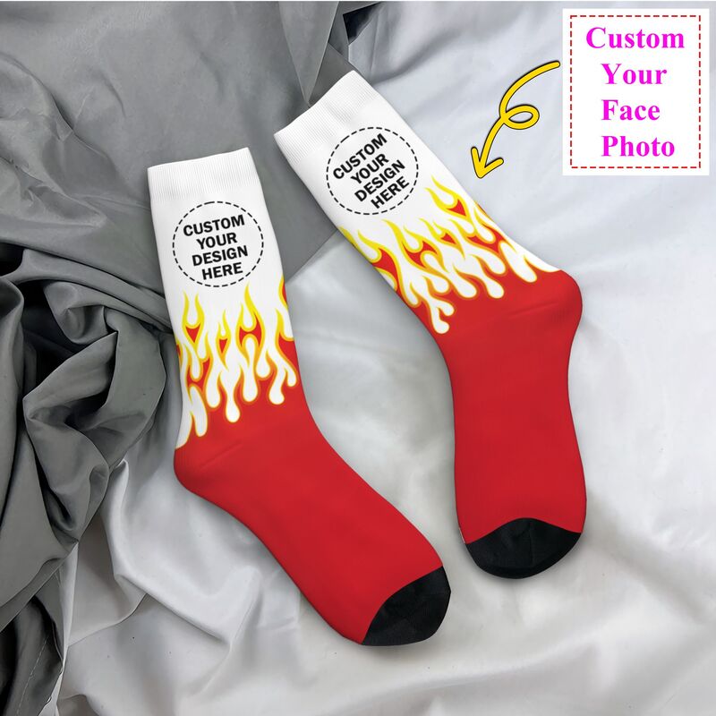 Women Fashion Logo Design - Personalisieren Sie individuelle Socken mit Ihrem