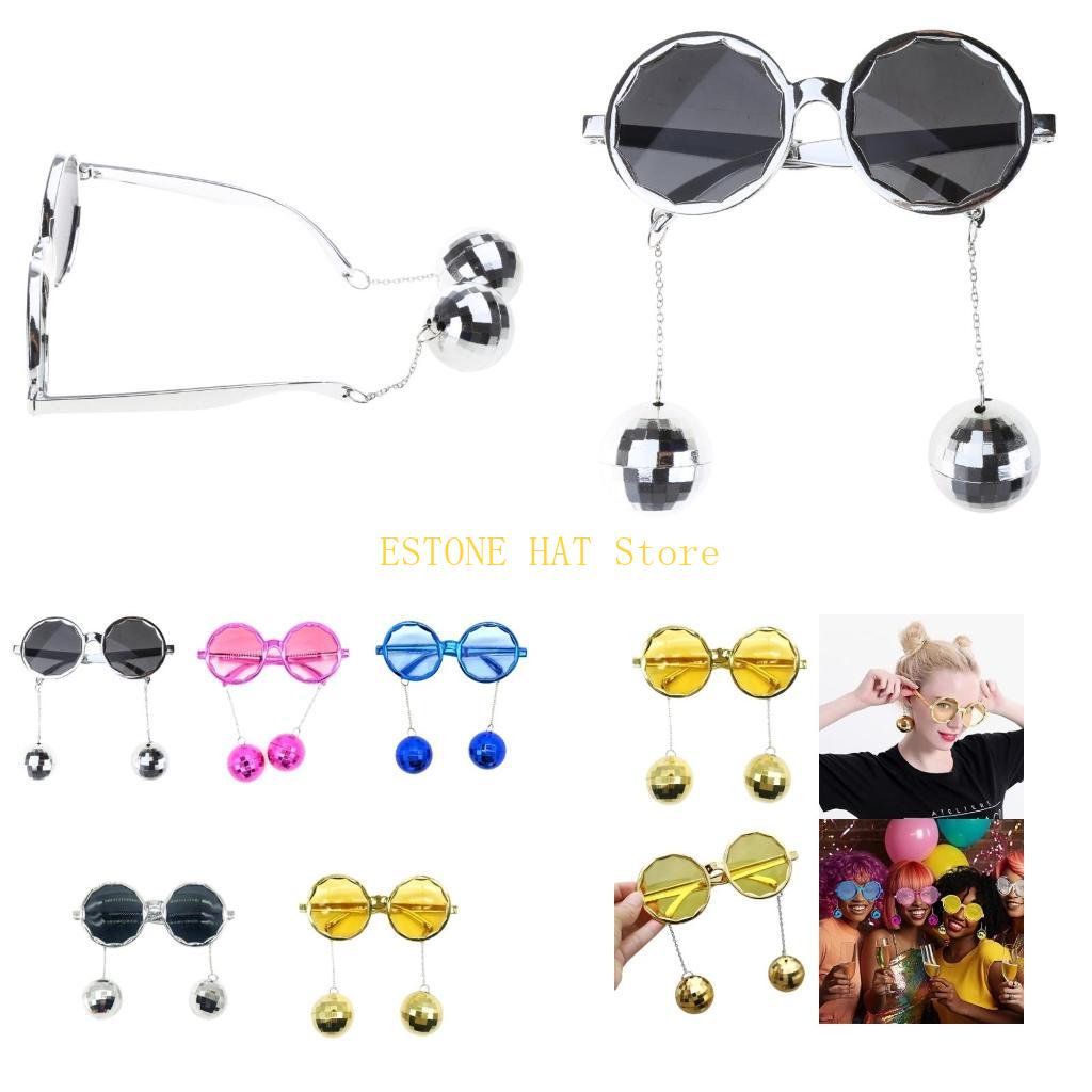 Women'S Fashion In The 70S - 49MF Vintage Discokugel-Brille, lustige Party-Sonnenbrille, PartyFavor