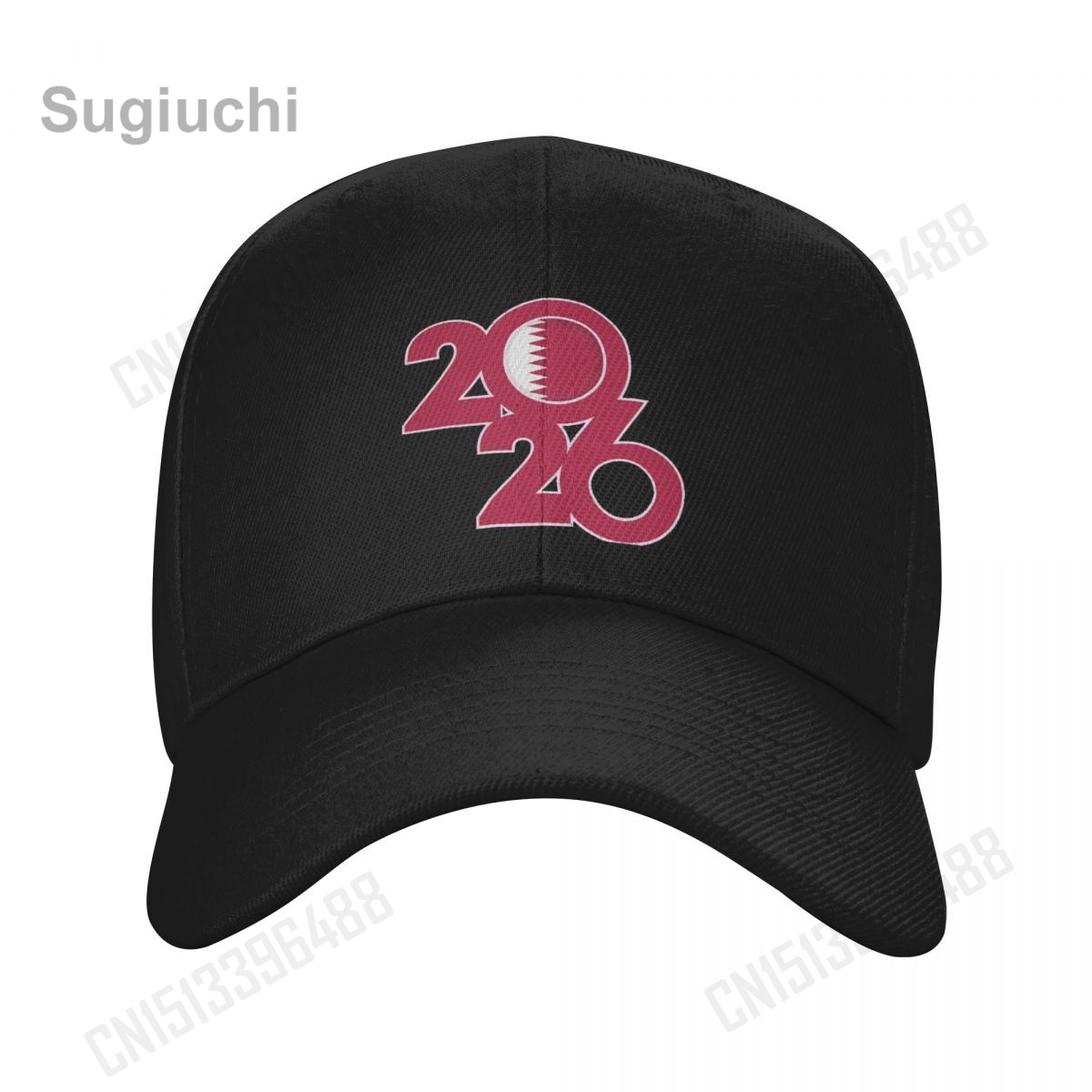 Women Fashion Qatar - Katar-Flagge mit 2026 Baseballkappe, Sonnenschutz, atmungsaktiv,