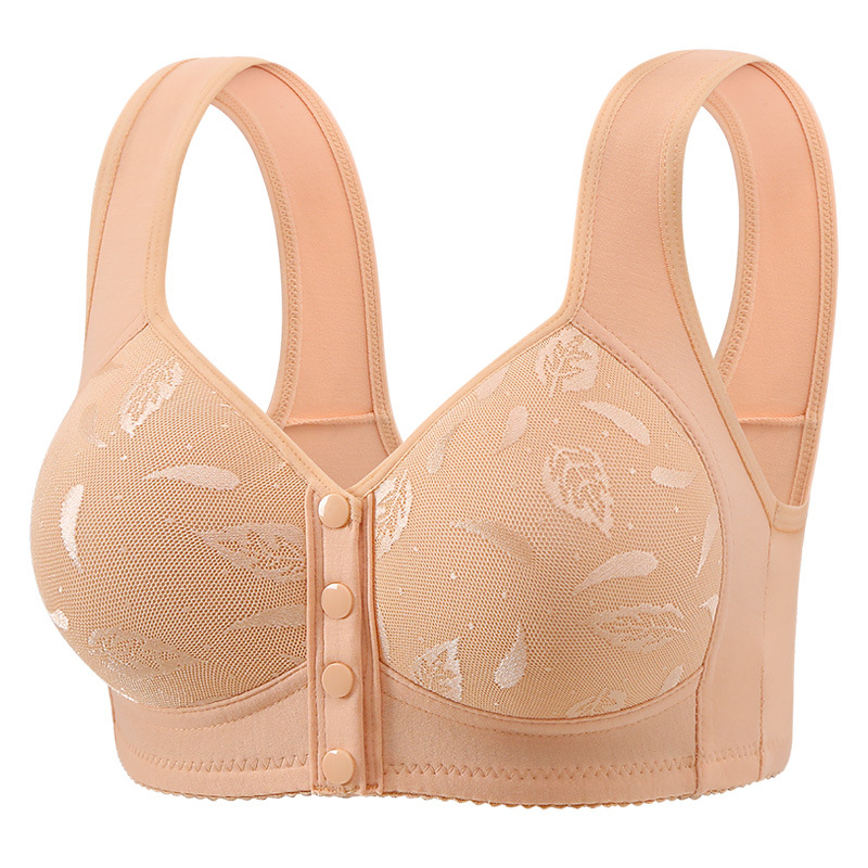 Women'S Fashion Underwear - Damenmode-BH im Westen-Stil mit bedrucktem Knopfverschluss