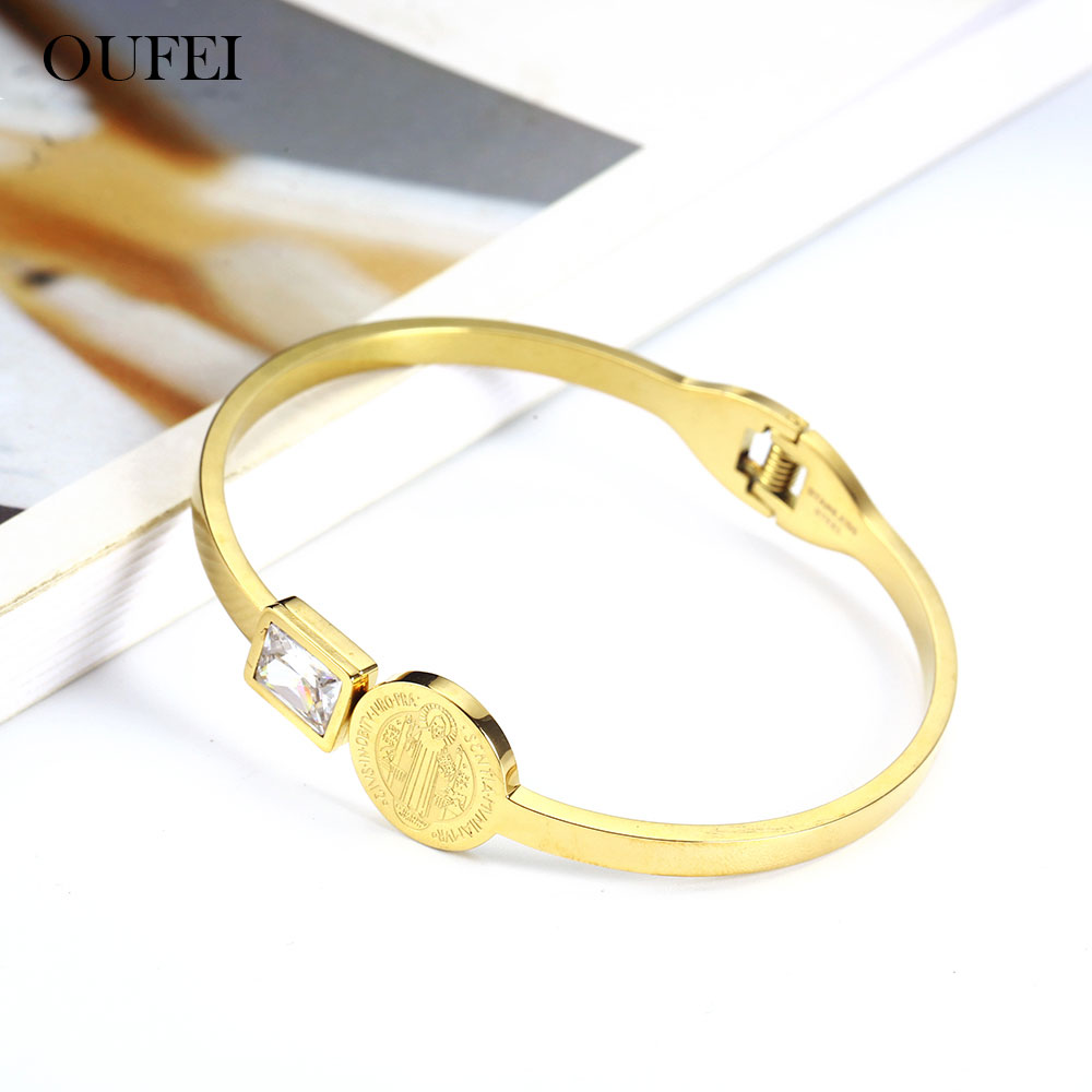 Women'S Fashion Vogue - OUFEI Armreifen Edelstahl Schmuck Frau Vogue