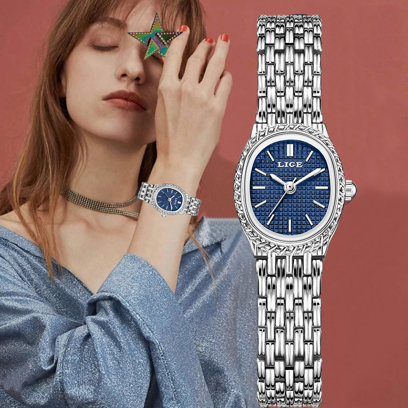 Fashion Women Watch - LIGE Mode Luxus Quarz Frau Uhr