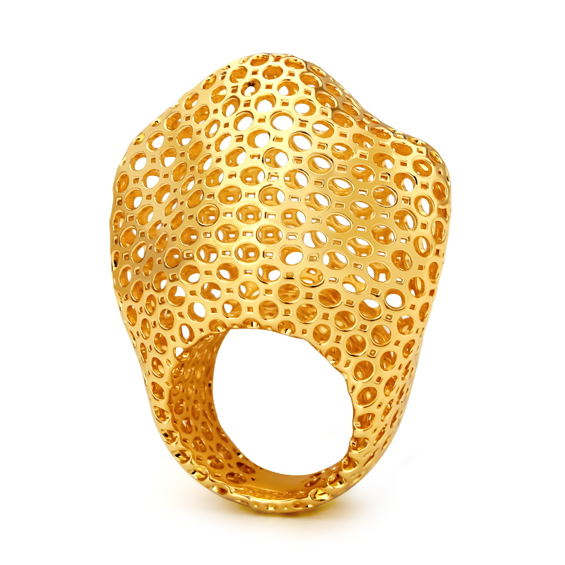 Women'S Fashion Website - IVOG Große Ringe in Kronenform, aushöhlen,