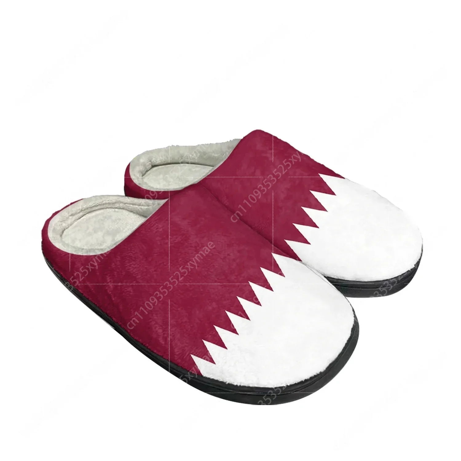Women Fashion Qatar - Katar-Flagge Baumwoll-Hausschuhe für Herren und Damen,