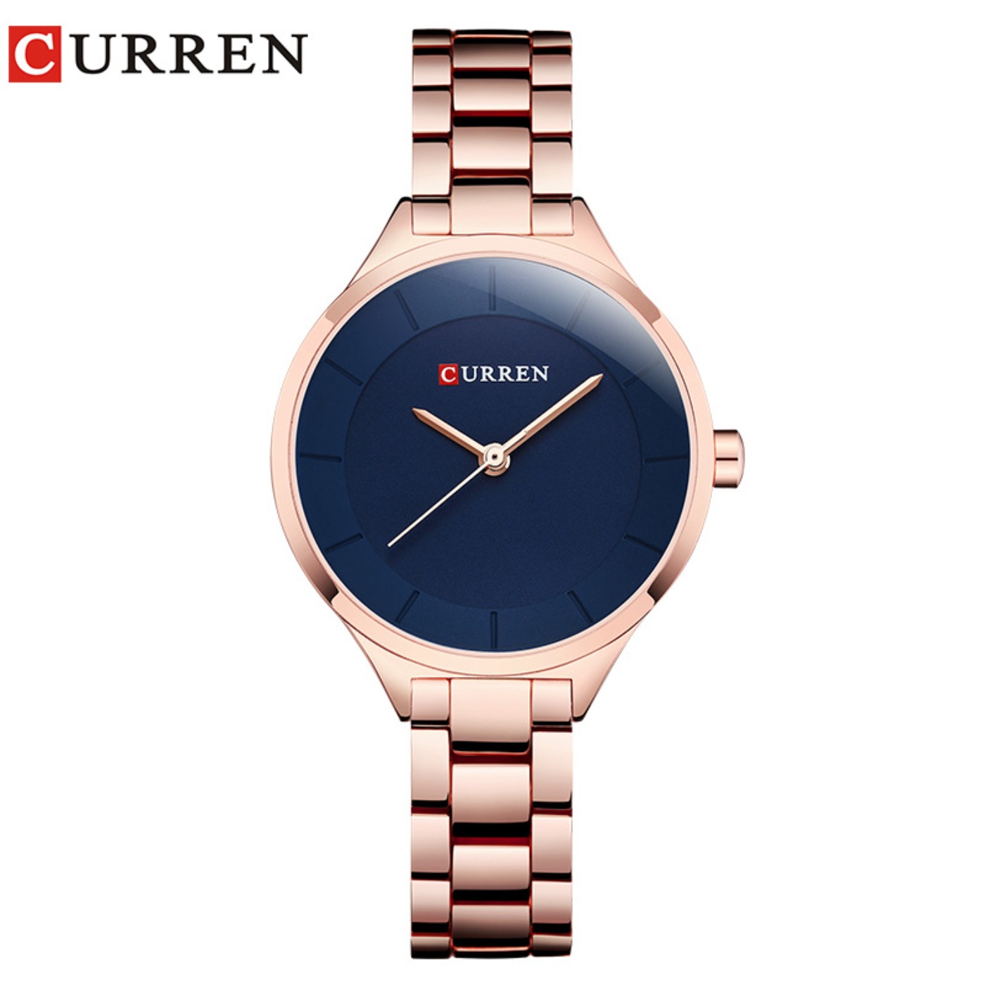 Fashion Women Watch - CURREN Neue Schlichte Damen-Armbanduhr Leicht Extravagante