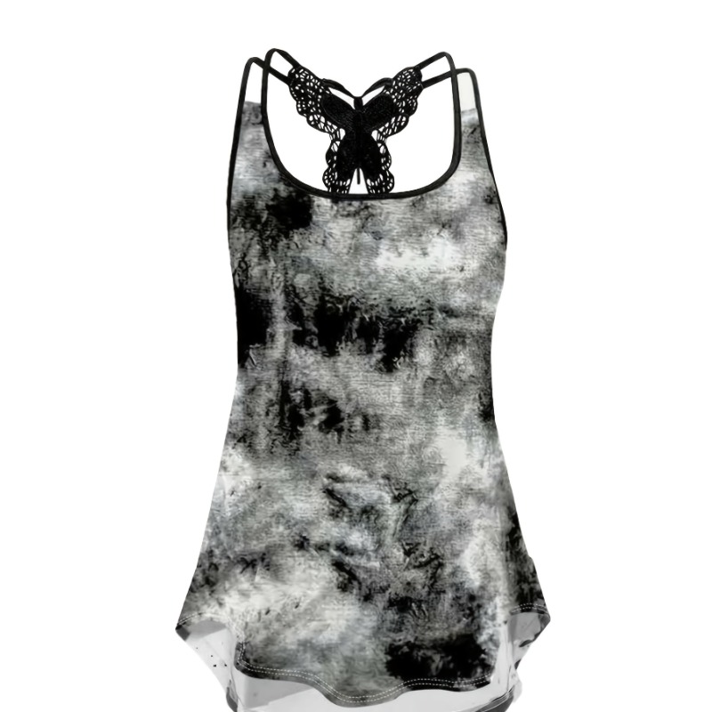 Women Fashion Vest - Plus Größe 1XL-5XL Drucken Tank Tops