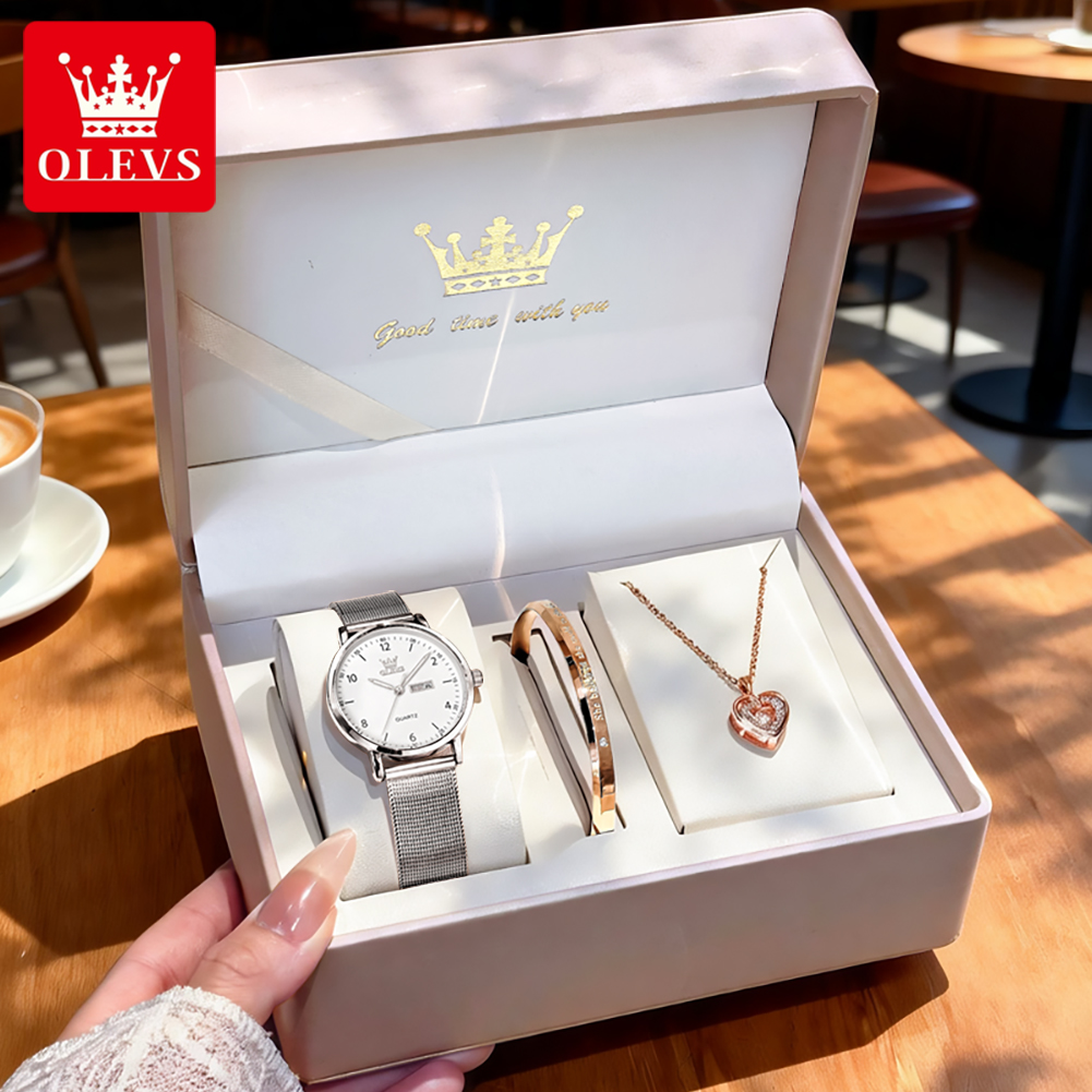 Women'S Fashion Line - OLEVS 2996 Damenuhren Original Elegante Schlanke