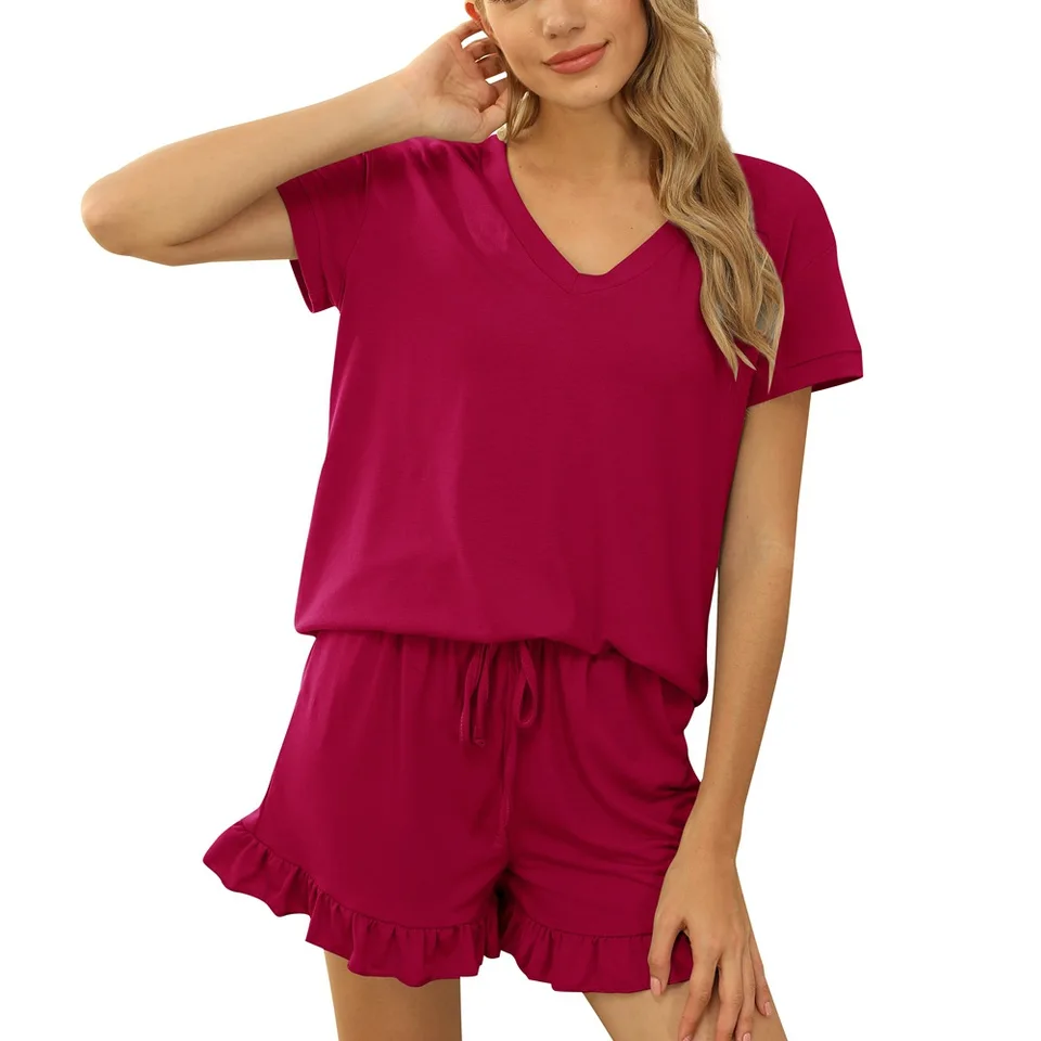Women'S Fashion Sweatshirts - 2025 Neues Sommer Sexy Shorts-Top Zweiteiler-Set