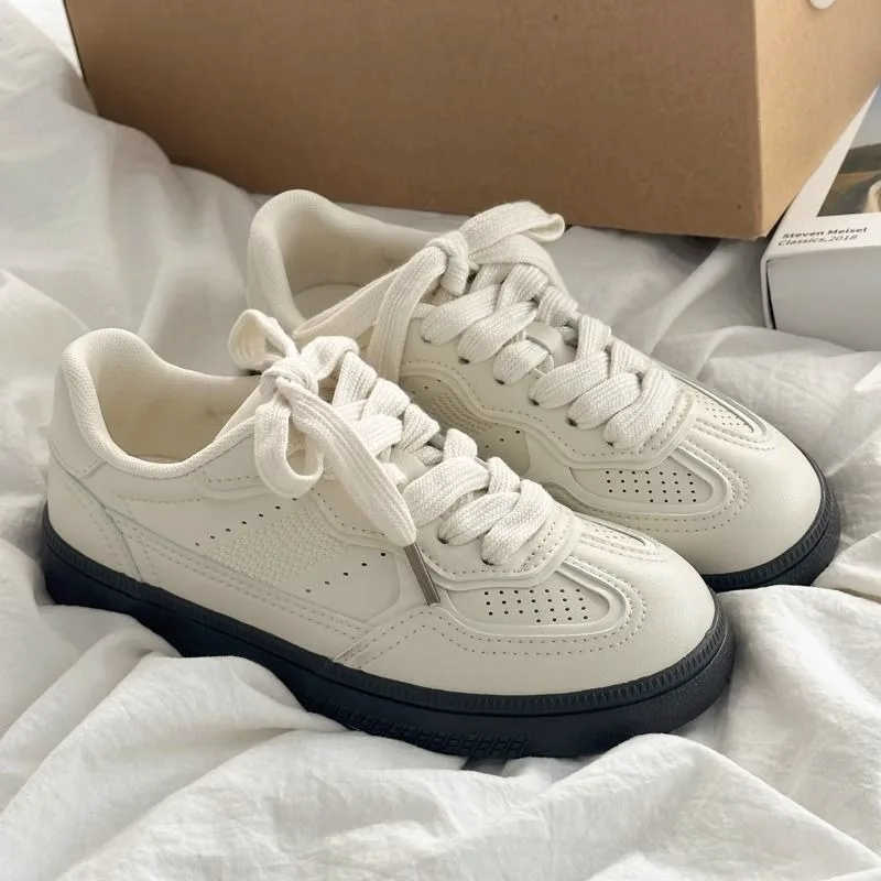 Sneakers Fashion Women - Mode Atmungsaktive Weiße Schuhe Casual Fitness