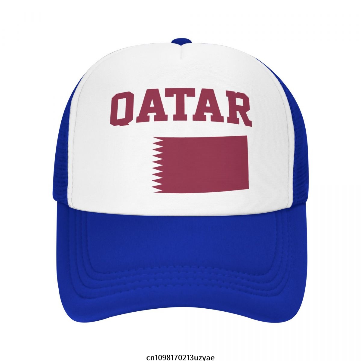 Women Fashion Qatar - Qatar-Flagge Mesh-Baseballkappe Sommer Outdoor Herren Damen