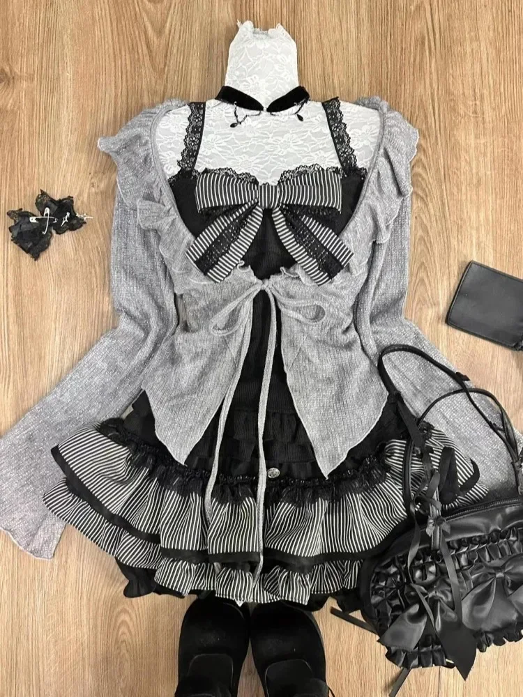 Corset Top Boned - Süße Lolita Vintage Anzüge Frauen Rüschen
