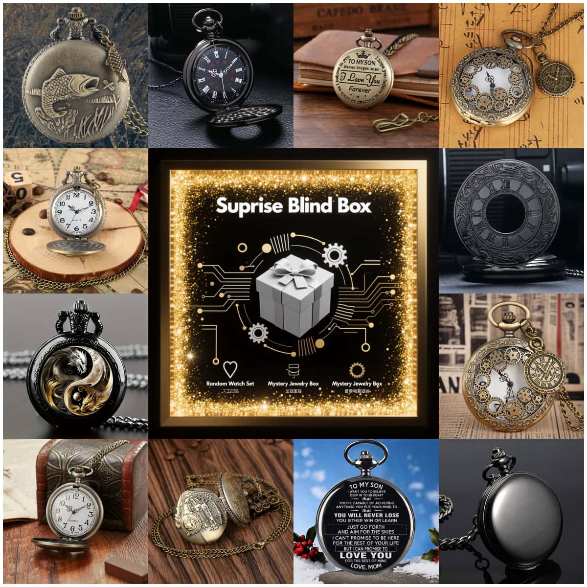 1PC Surprise Mystery Watch Bli – Fashion Women Watch Bewertung und Preis
