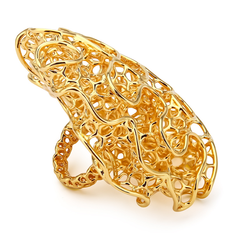 Ivog aushöhlen 18 Karat vergol – Women'S Fashion Website Bewertung und Preis