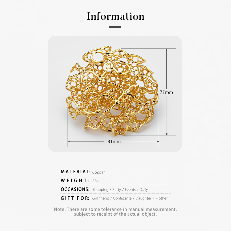 Ivog aushöhlen 18 Karat vergol – Women'S Fashion Website Bewertung und Preis