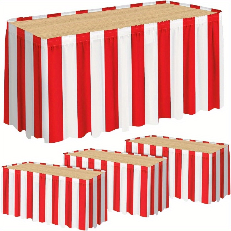 1/2 Stück Karneval Rot-Weiß Ge – Printed Wrap Skirt Bewertung und Preis