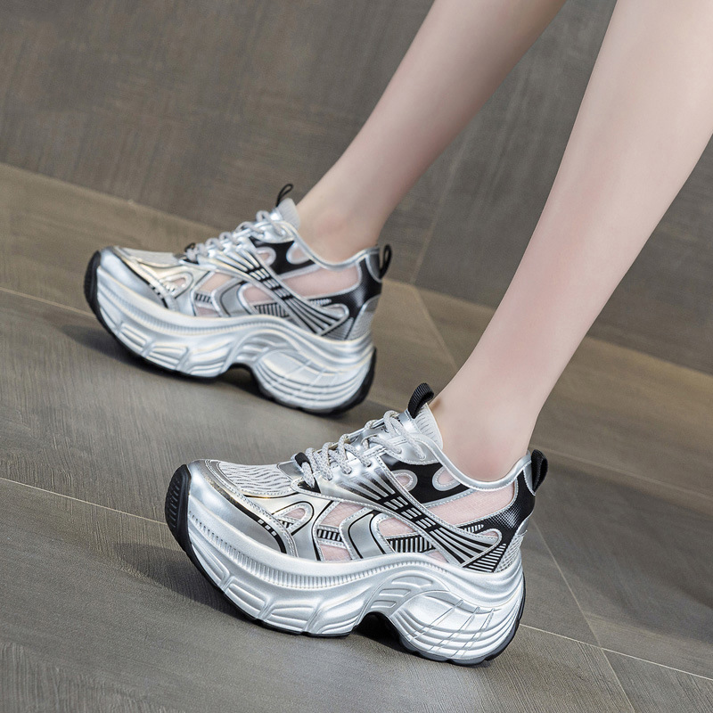 8cm Versteckte Höhenerhöhende  – Sneakers Fashion Women Bewertung und Preis