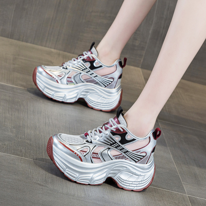 8cm Versteckte Höhenerhöhende  – Sneakers Fashion Women Bewertung und Preis