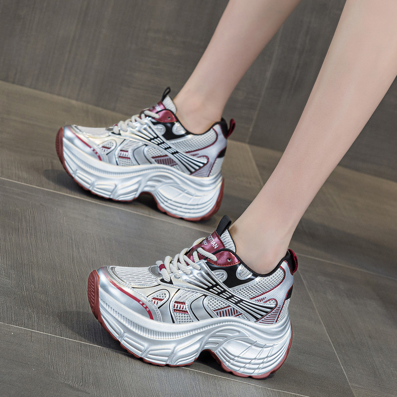 8cm Versteckte Höhenerhöhende  – Sneakers Fashion Women Bewertung und Preis