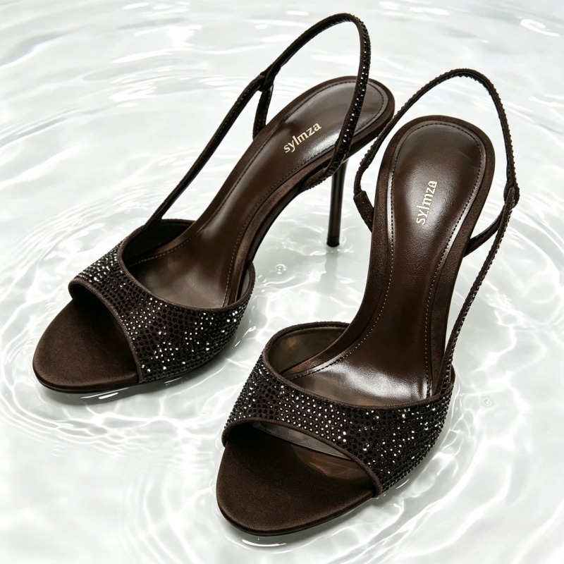 Modische Slingback-Absätze mit – Women'S Fashion Brand Shoes Bewertung und Preis
