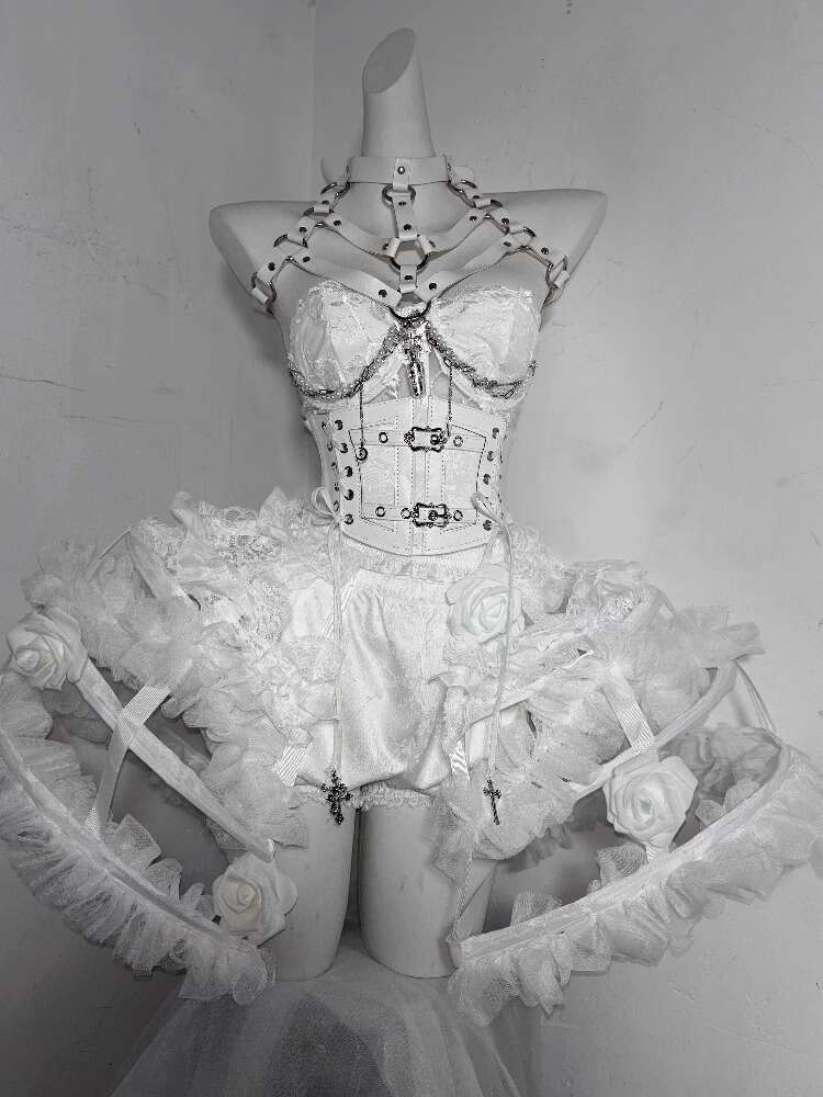 Lolita-Kostüm, Blumenknochen,  – Corset Top Boned Bewertung und Preis