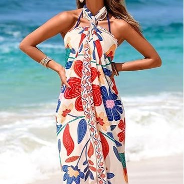 Pareo-Kleid Bedrucktes Strandk – Printed Wrap Skirt Bewertung und Preis