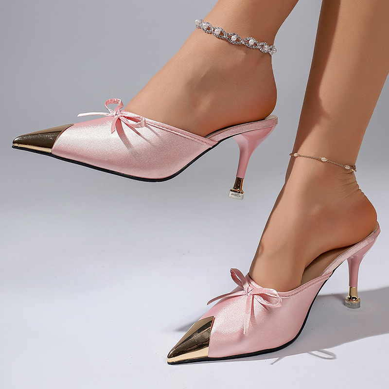 Schleifendekor Rosa High Heel  – Women'S Fashion Underwear Bewertung und Preis