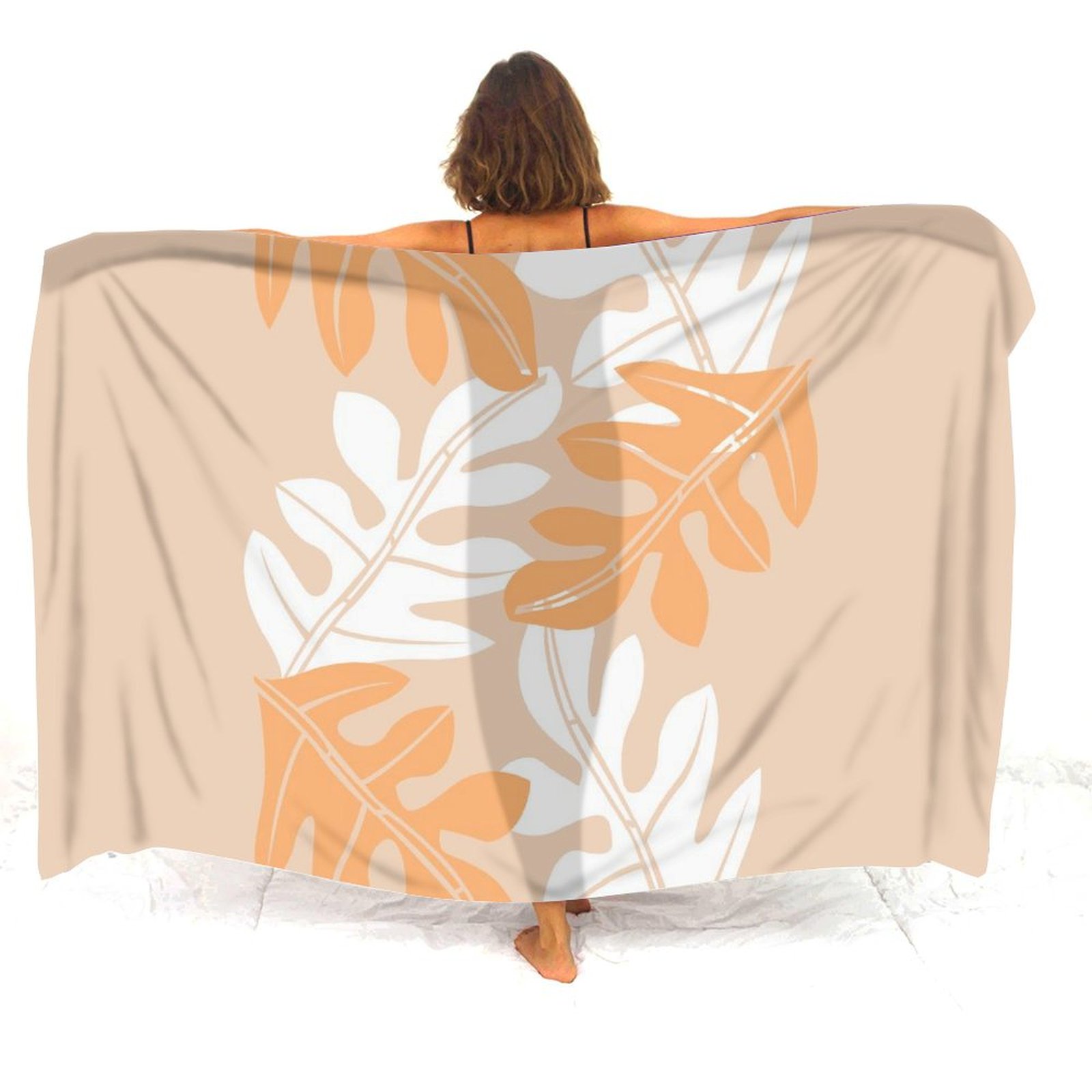 Anpassbarer Strand-Sarong mit  – Printed Wrap Skirt Bewertung und Preis