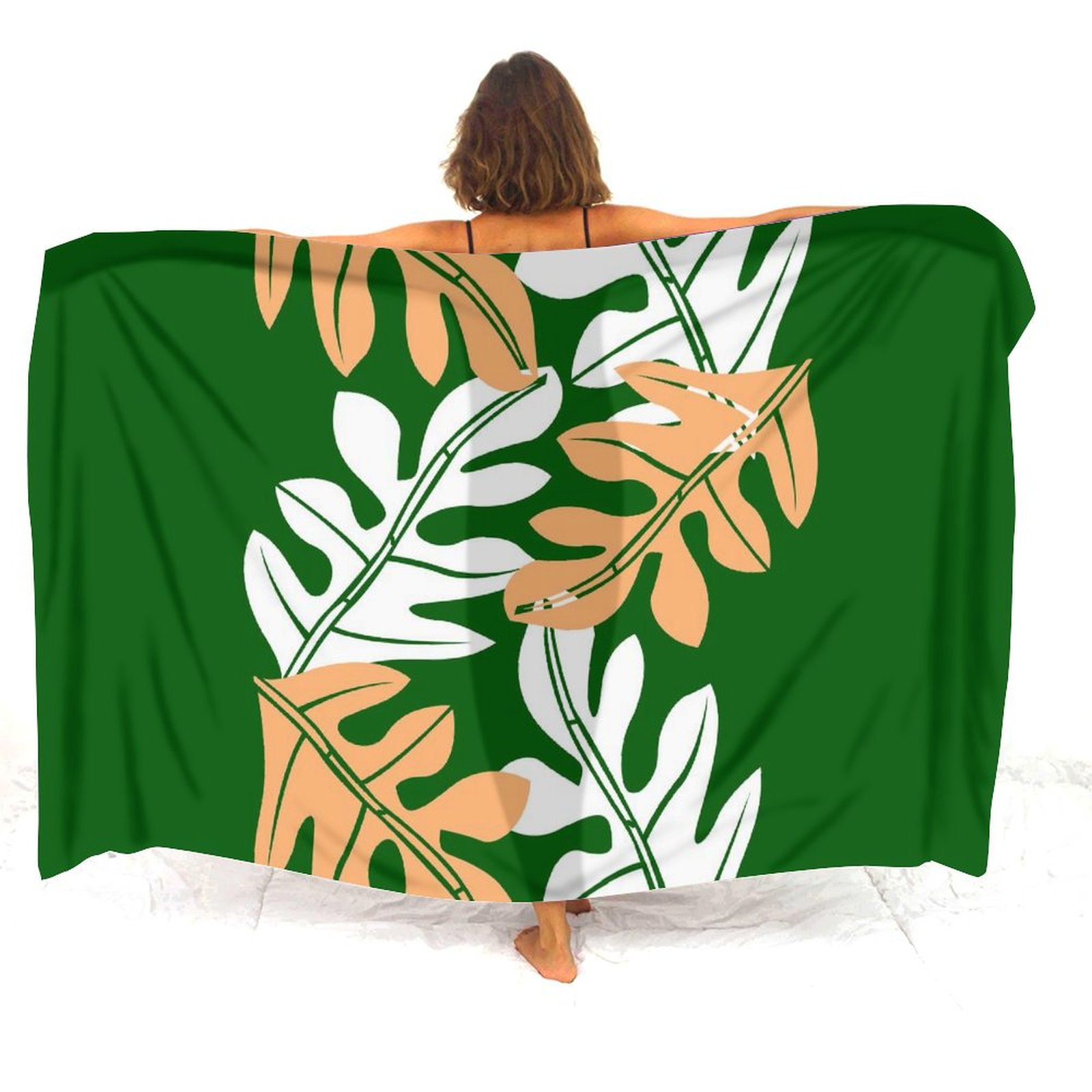 Anpassbarer Strand-Sarong mit  – Printed Wrap Skirt Bewertung und Preis