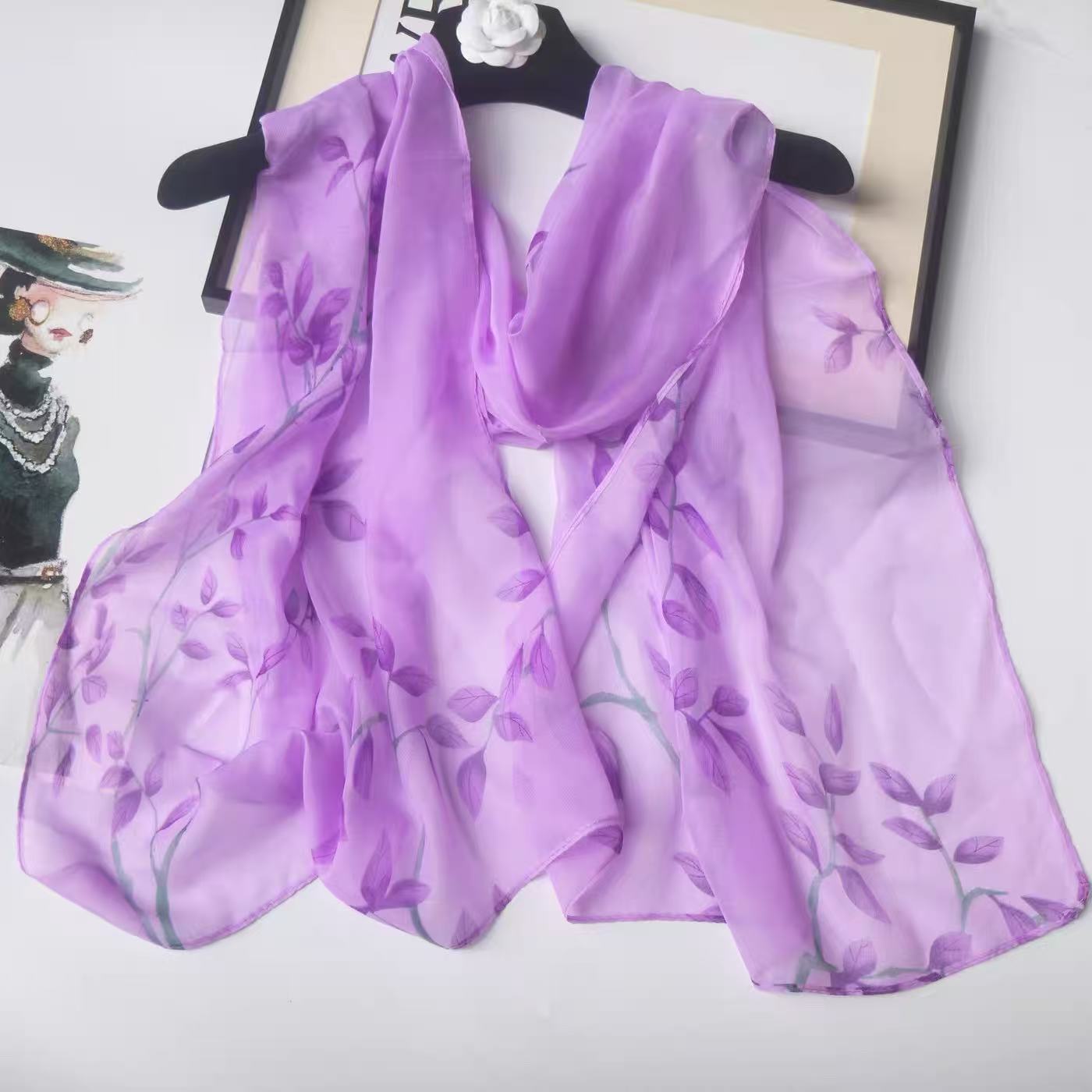 Blattmuster Seidenähnlicher Ch – Printed Wrap Skirt Bewertung und Preis