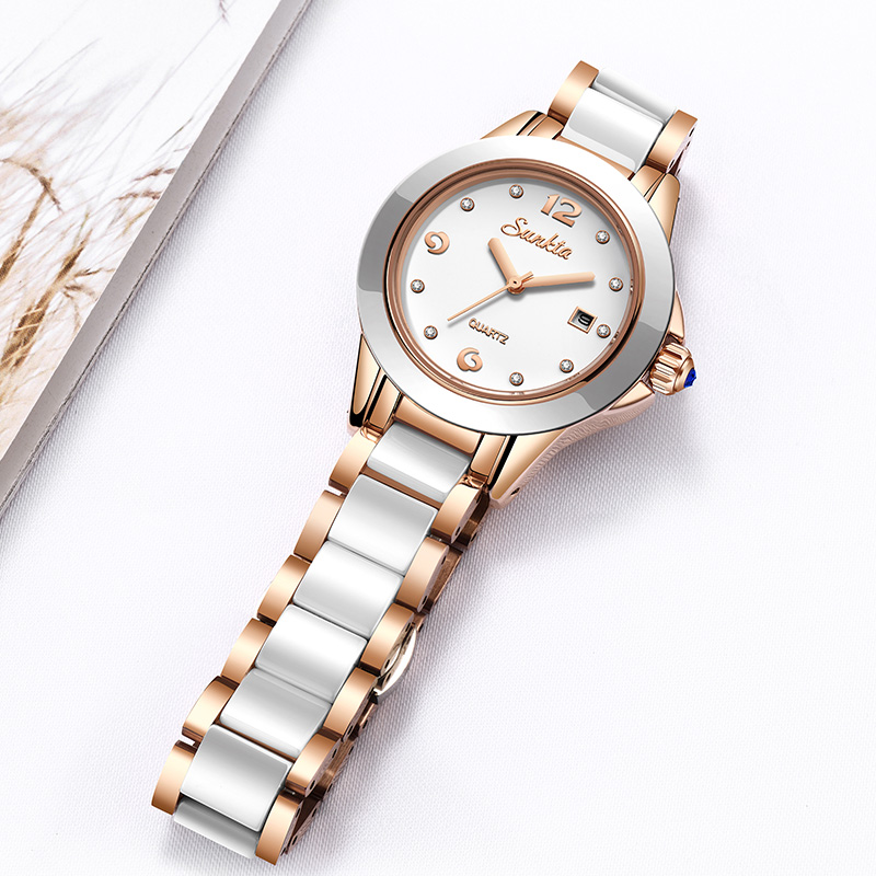 Sunkta Mode Lässig Quarz Frau  – Fashion Women Watch Bewertung und Preis