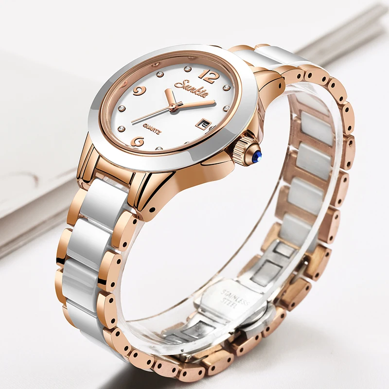 Sunkta Mode Lässig Quarz Frau  – Fashion Women Watch Bewertung und Preis