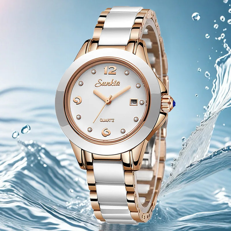 Sunkta Mode Lässig Quarz Frau  – Fashion Women Watch Bewertung und Preis