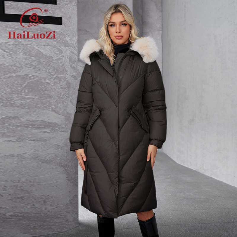 Hailuozi 2024 Damen Winter plu – Women'S Fashion Long Coat Bewertung und Preis