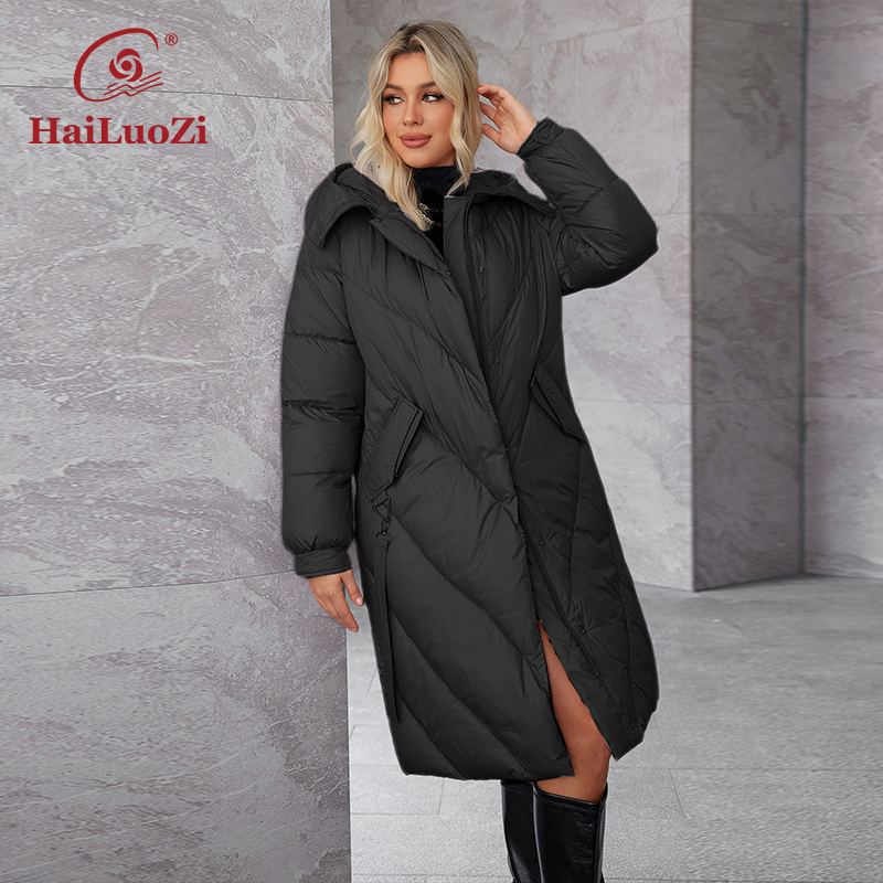 Hailuozi 2024 Damen Winter plu – Women'S Fashion Long Coat Bewertung und Preis