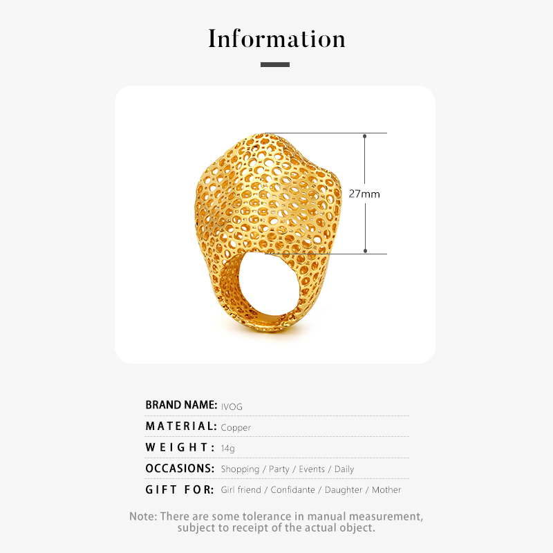 IVOG Große Ringe in Kronenform – Women'S Fashion Website Bewertung und Preis