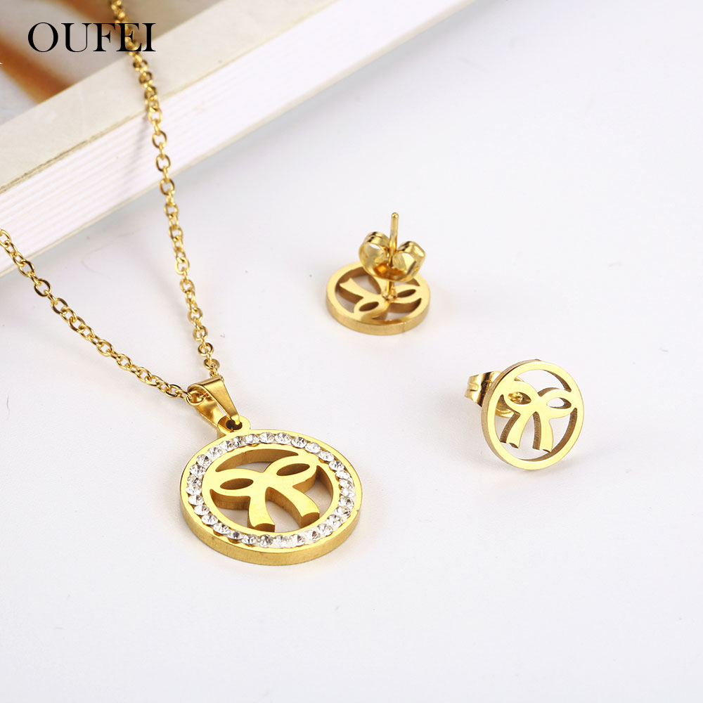 OUFEI Edelstahl Schmuck Frau V – Women'S Fashion Vogue Bewertung und Preis