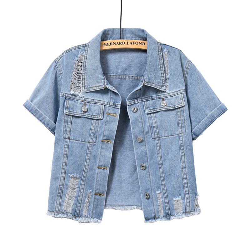 Hellfarbige Kurze Denim-Kurzar – Women'S Fashion Jackets Amazon Bewertung und Preis