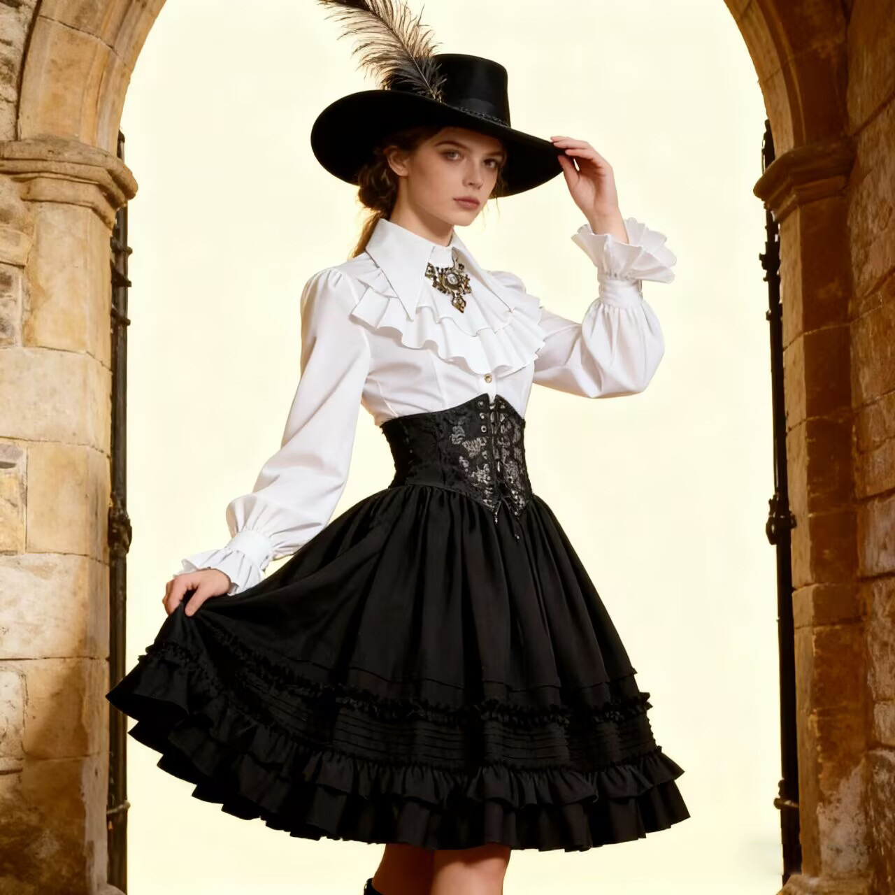 Mittelalterliches Steampunk-Me – Corset Top Boned Bewertung und Preis