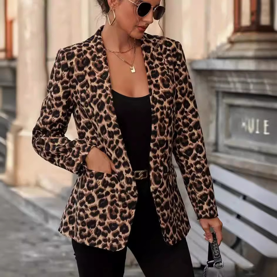 2024 Neuer Stil Leopardenmuste – Women'S Fashion Long Coat Bewertung und Preis