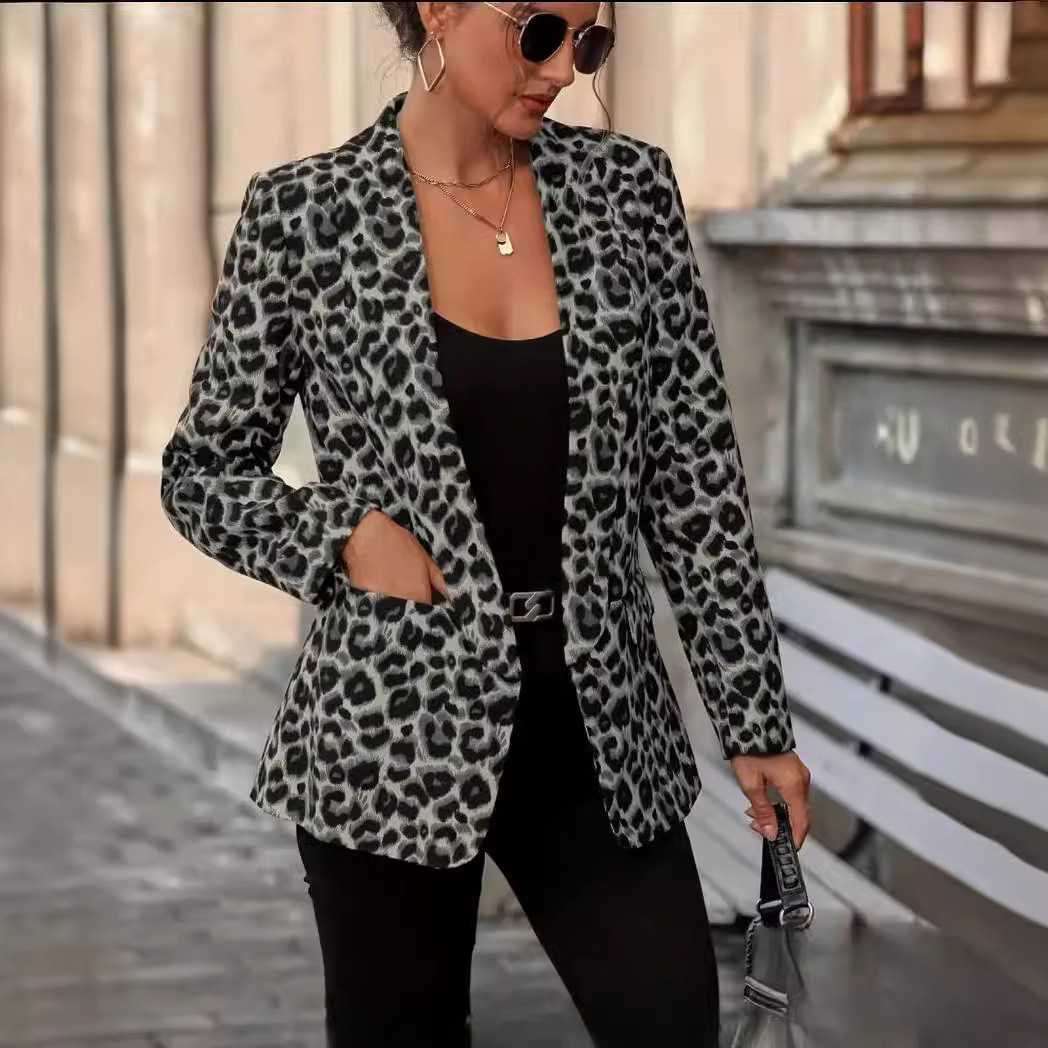 2024 Neuer Stil Leopardenmuste – Women'S Fashion Long Coat Bewertung und Preis