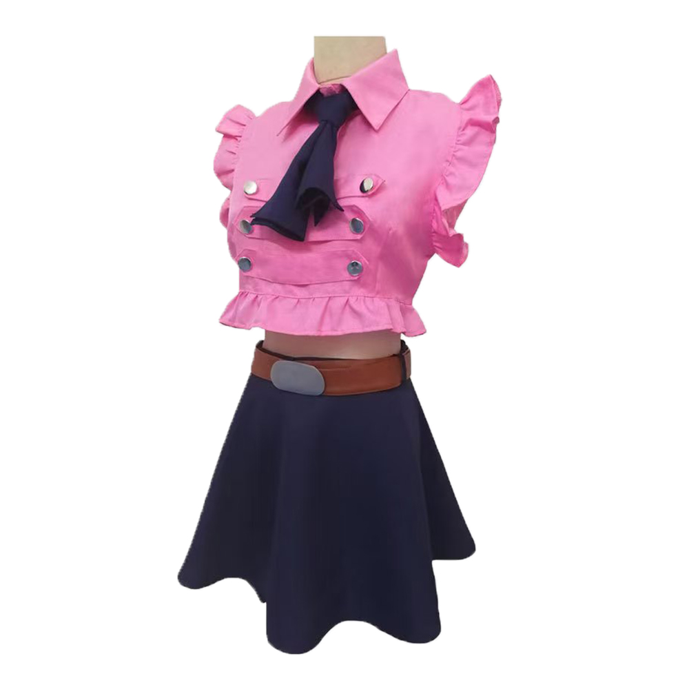 Elizabeth Liones Cosplay-Kostü – Belted Shirt Dress Bewertung und Preis