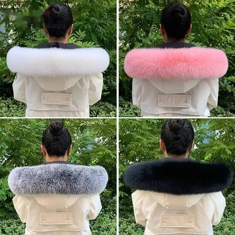 100% natürliche Pelz Kragen Wi – Women'S Fashion Long Coat Bewertung und Preis