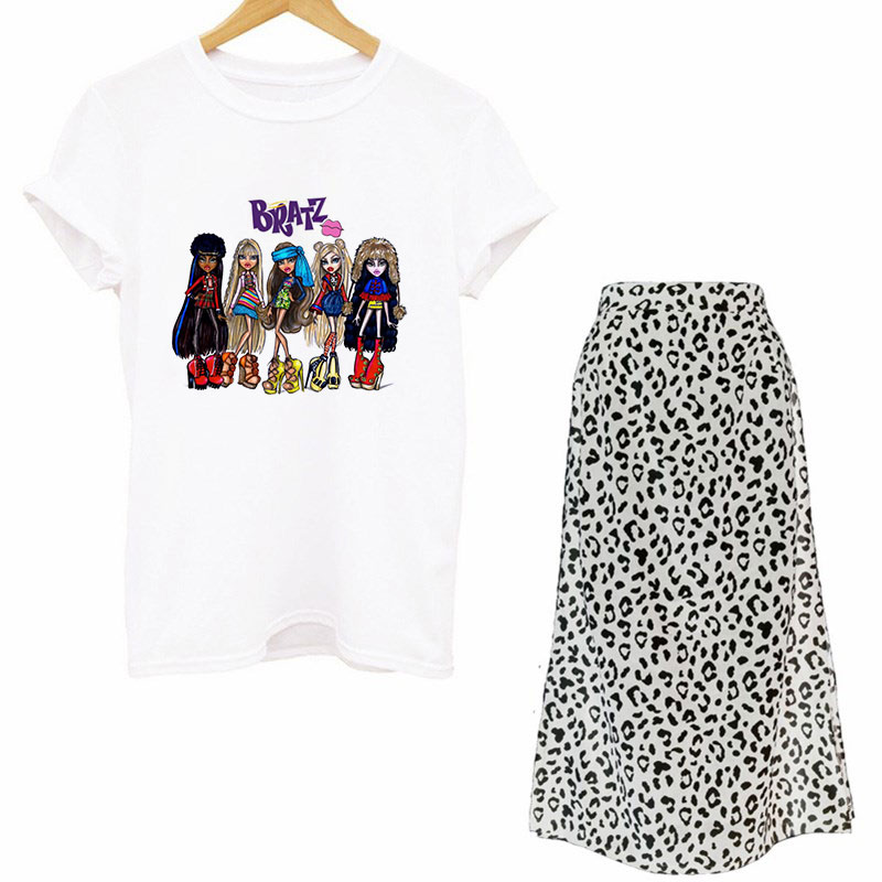 Frauen Zwei Stück Set Straße G – Printed Wrap Skirt Bewertung und Preis