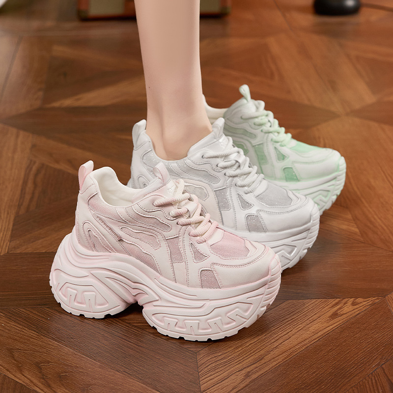 Damen Mode Chunky Plateau-Snea – Sneakers Fashion Women Bewertung und Preis