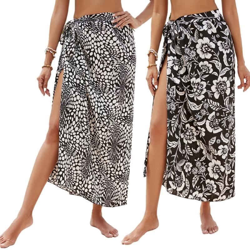 Y1uc sarong-swimsuit vertuscht – Printed Wrap Skirt Bewertung und Preis