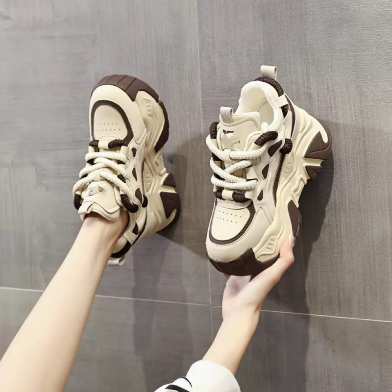 2026 Neue Leder-Sneaker mit In – Sneakers Fashion Women Bewertung und Preis
