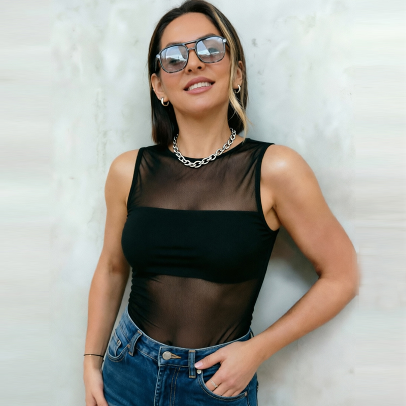 HXAO Damen Tüll-Bodysuit Schwa – Corset Top Boned Bewertung und Preis